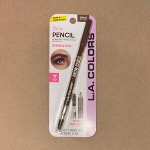 L.A. Colors Brow Pencil with Spoolie - Dark Brown